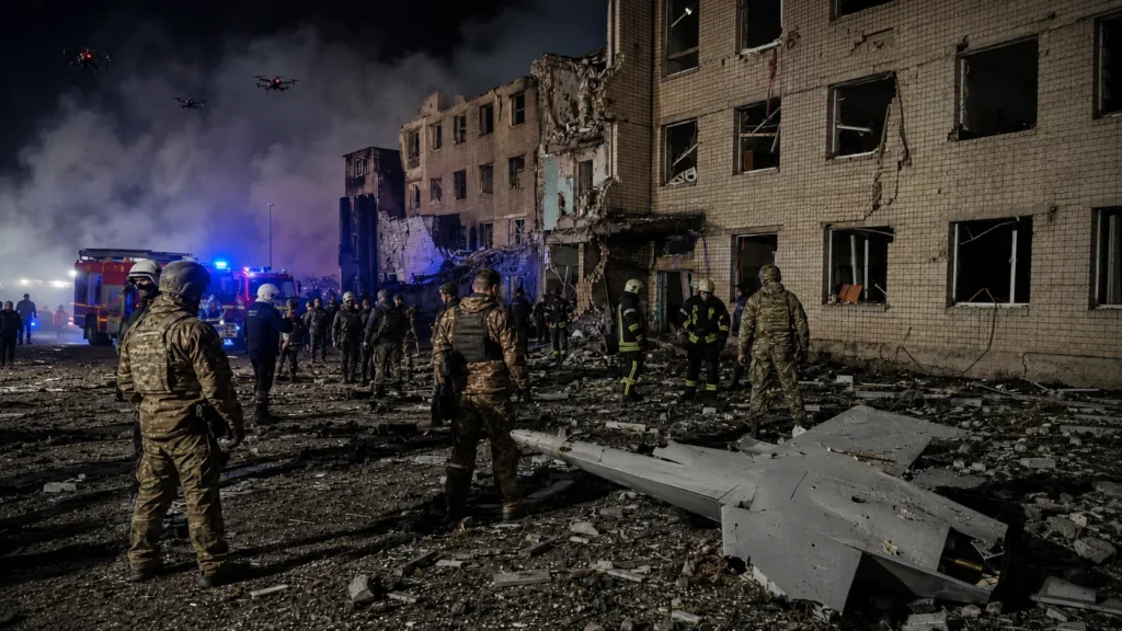 Ukraine-Russia drone strike
